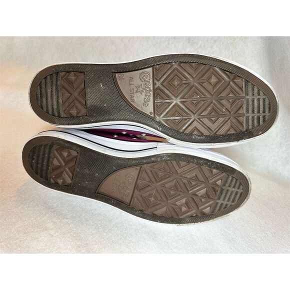 Converse Women's Chuck Taylor High Top Platform All Star Berry Pink Size 8.5 - Picture 6 of 9